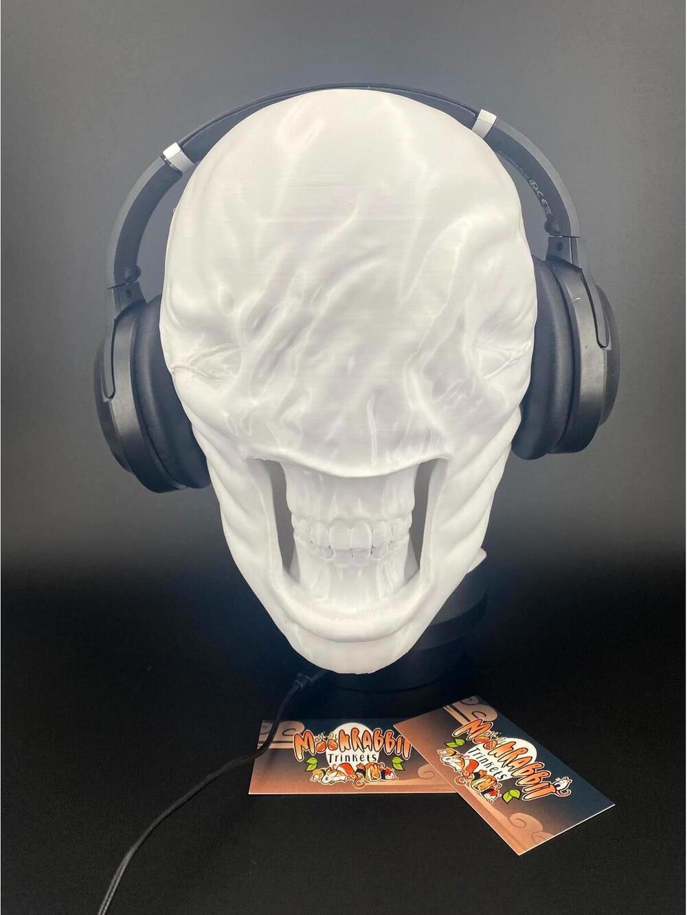 Chatterer Headphone Stand | Hellraiser Headset Display l Cenobite Horror Bust